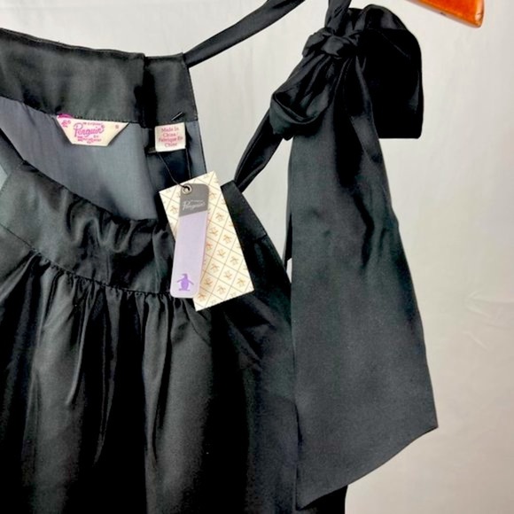 100% silk sleeveless Black Dress - Picture 4 of 6